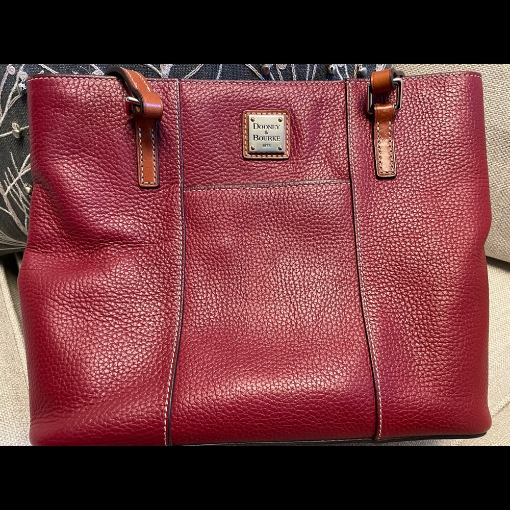 Red Pebbled Dooney & Bourke Purse